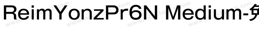ReimYonzPr6N Medium字体转换